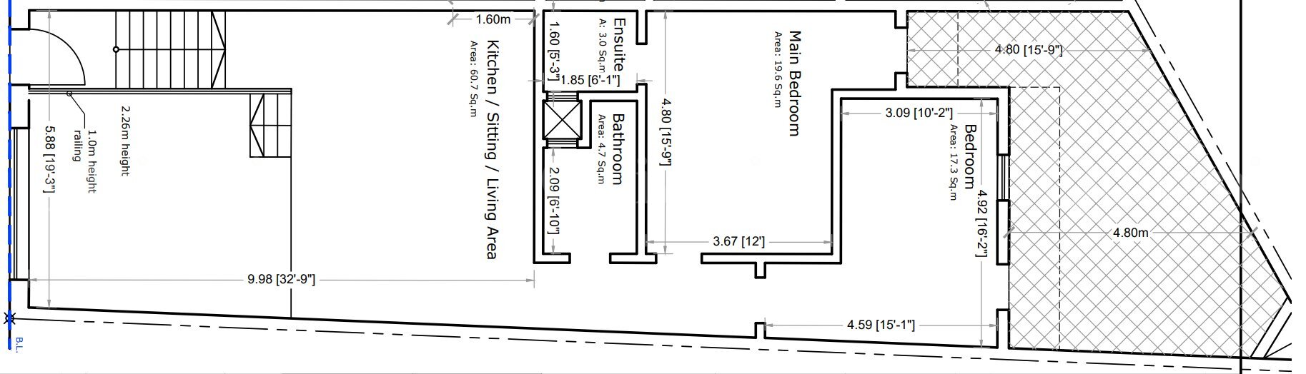 Safi 2-bedroom Elevated Maisonette