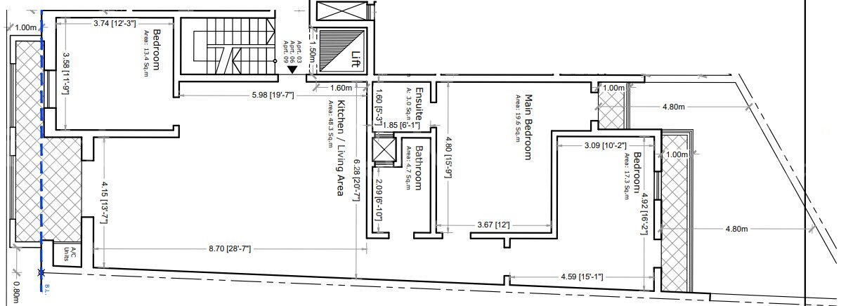 Safi Finished 3-Bedroom Apartment
