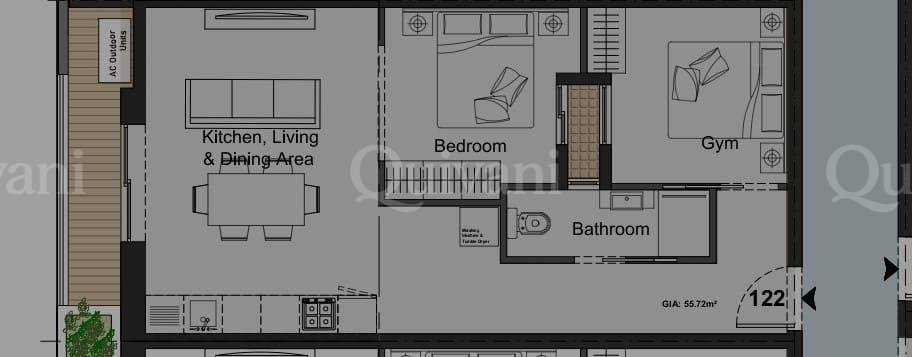 Paola Shell form Apartment