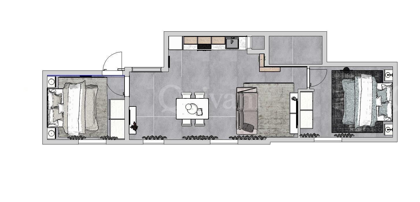 Sliema Shell Form Terraced House