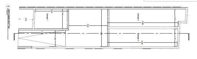 Block of 3 apartments, 1 maisonette, 2 garages