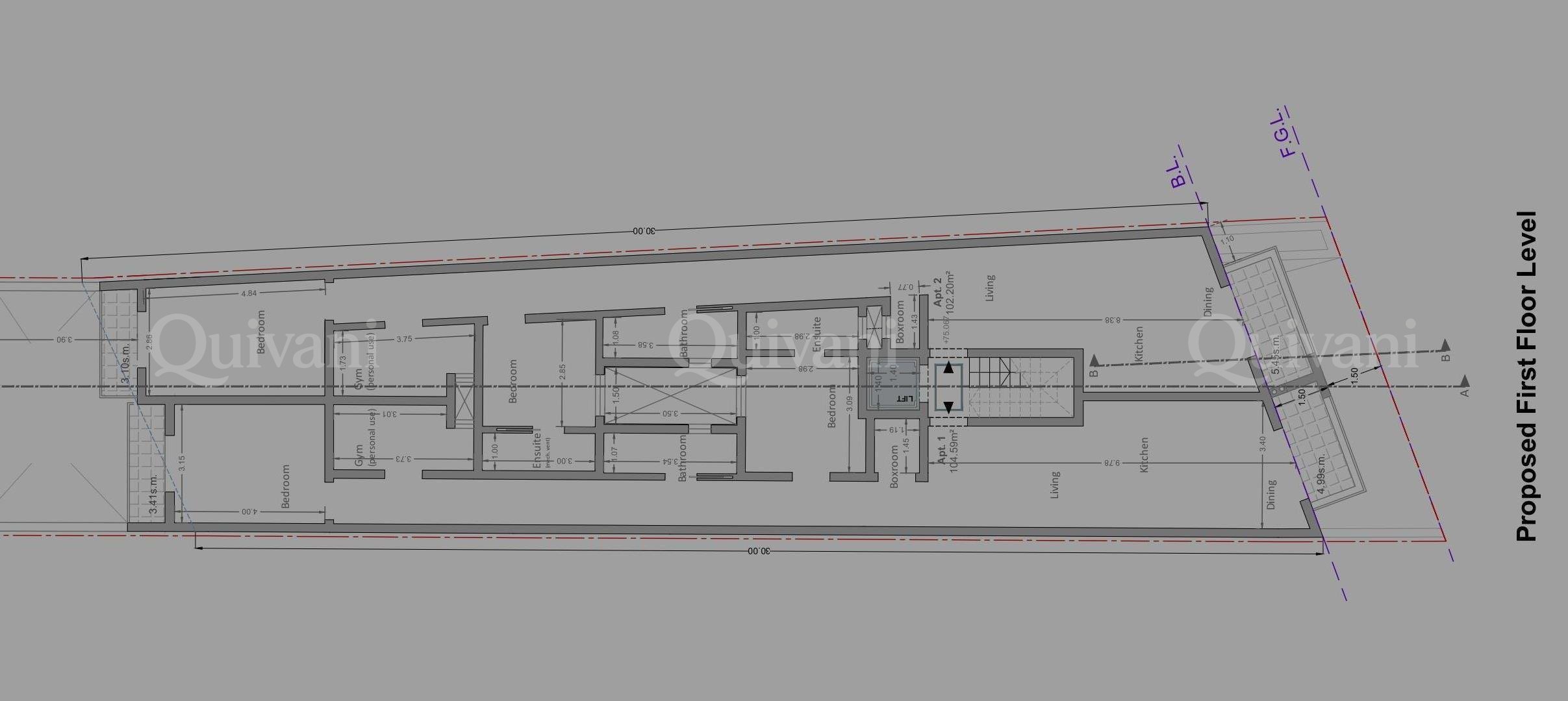 Zejtun, Shell form, Apartment