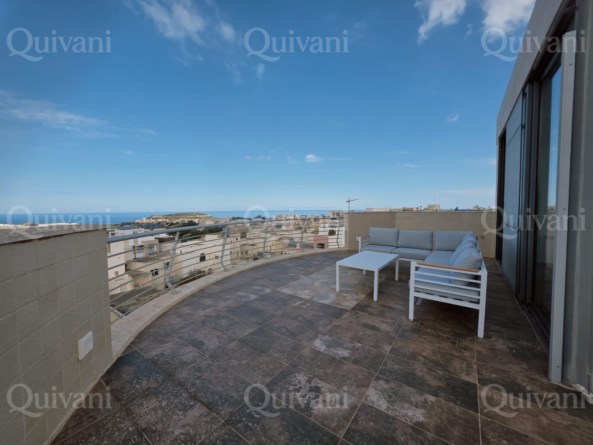 Fully Furnished Penthouse in Xaghra