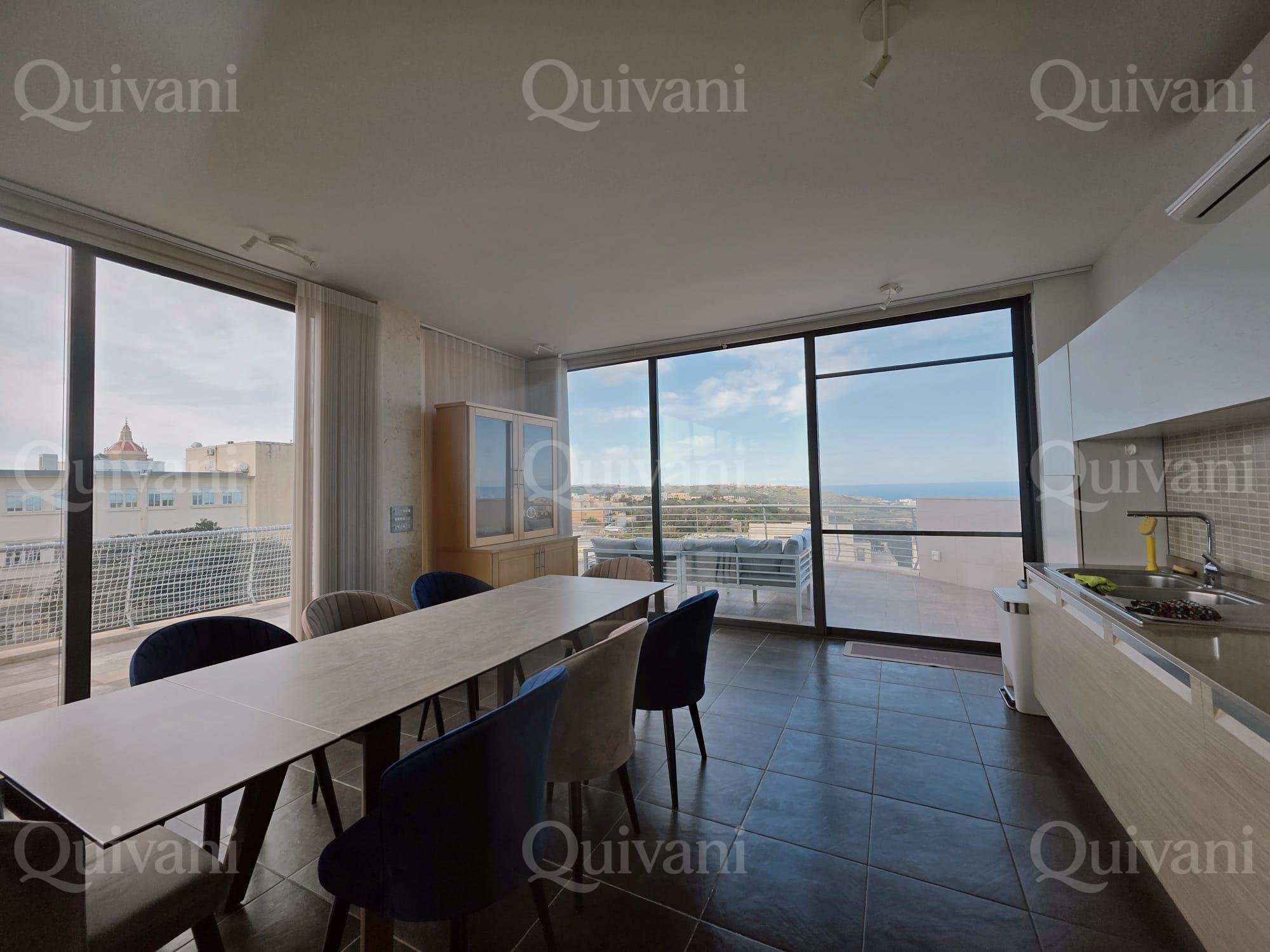 Fully Furnished Penthouse in Xaghra