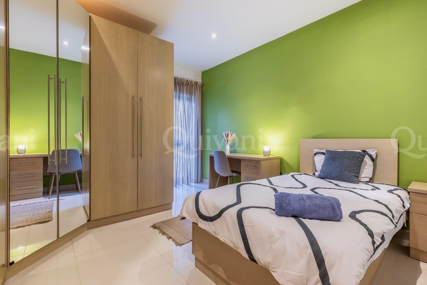 Qawra, Furnished, Apartment