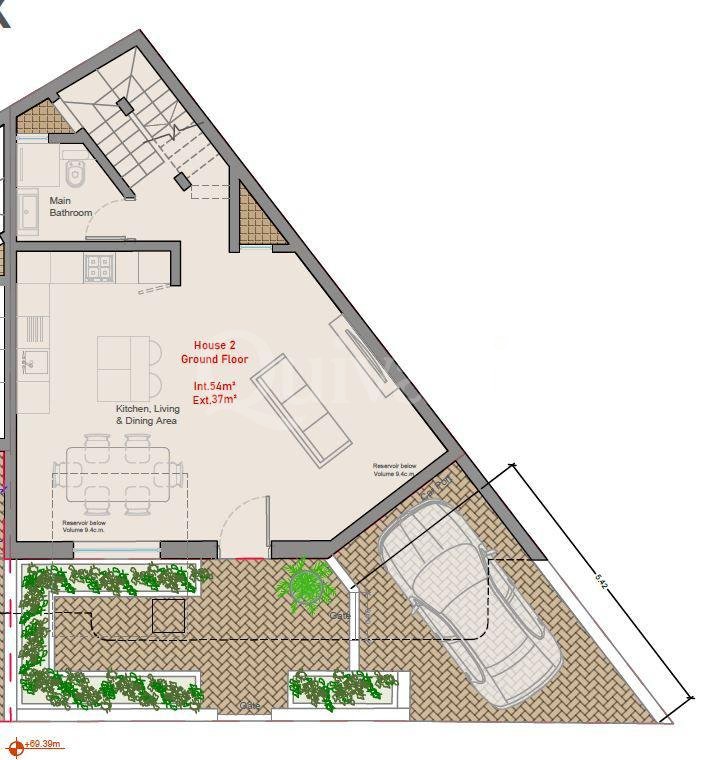Attard Shell Form Terraced House