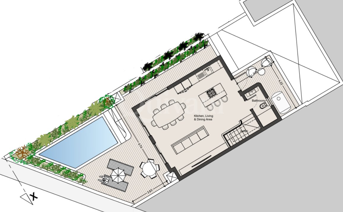 Exquisite Luxury Townhouse with Direct Sea Views